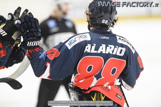 2019-11-16 Valpellice Bulldogs-Hockey Milano Bears 4922 Mattia Alario